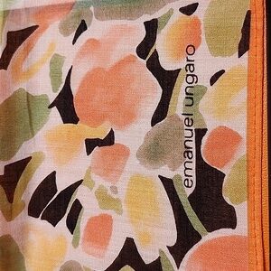 EMANUEL UNGARO HANDKERCHIEF COTTON